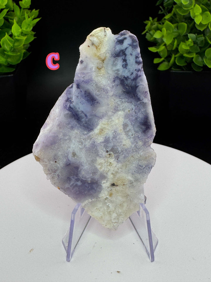 Morado Opal, also known as Mexican opal, is a beautiful purple variety of common opal found in central Mexico. It was discovered in 2011 and is one of the most affordable opals available, making it a popular choice for jewelry and other decorative items.W