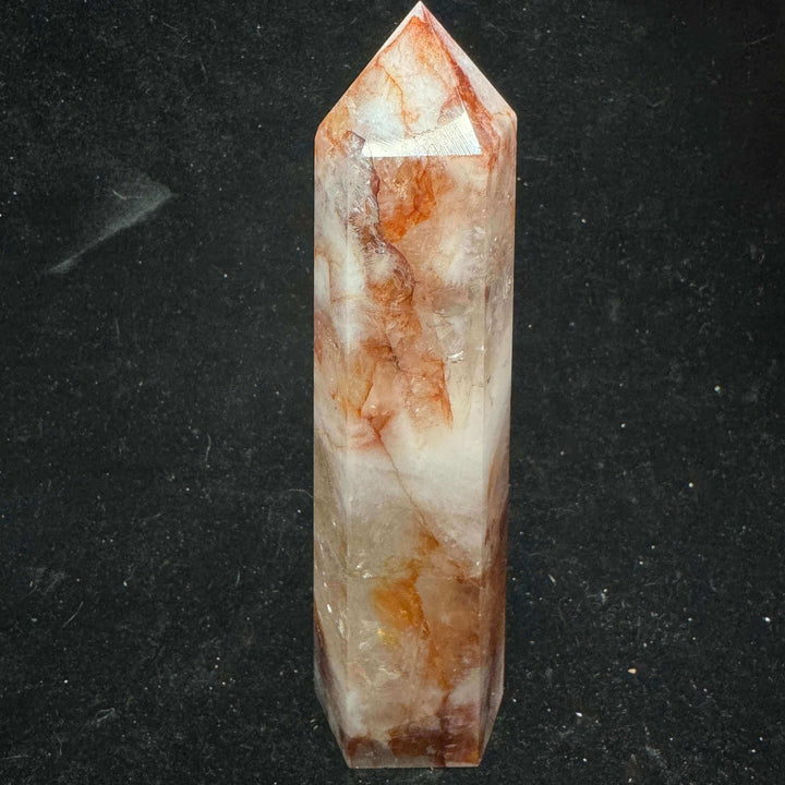 Fire Quartz / Red Hematoid Quartz towers