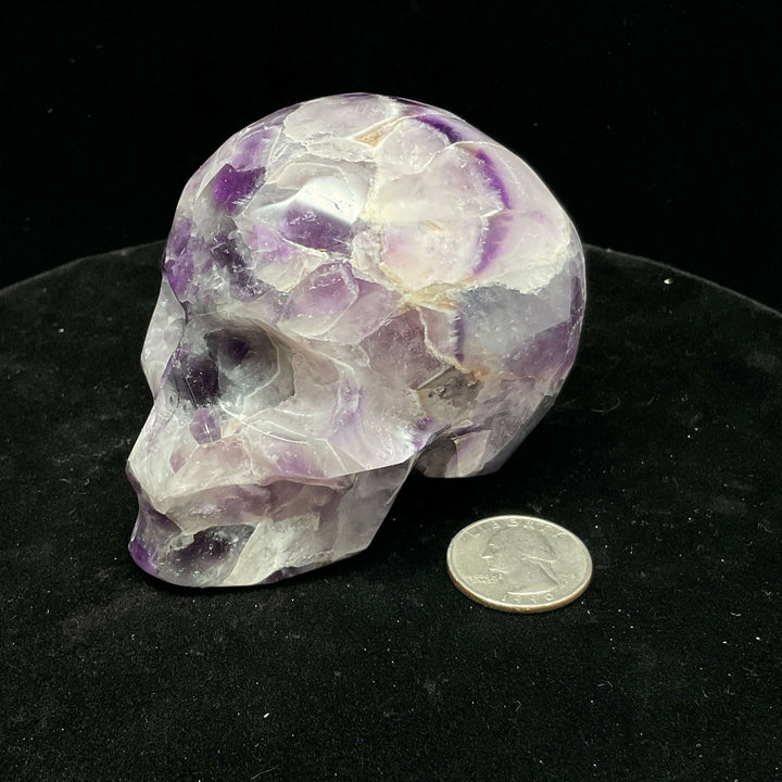 Chevron/Dream Amethyst Skull