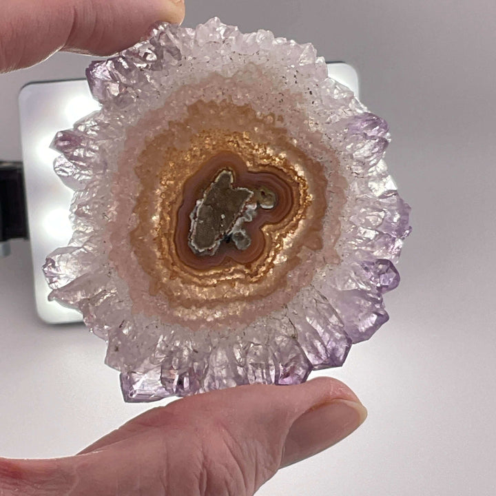 Amethyst Stalactite Slice