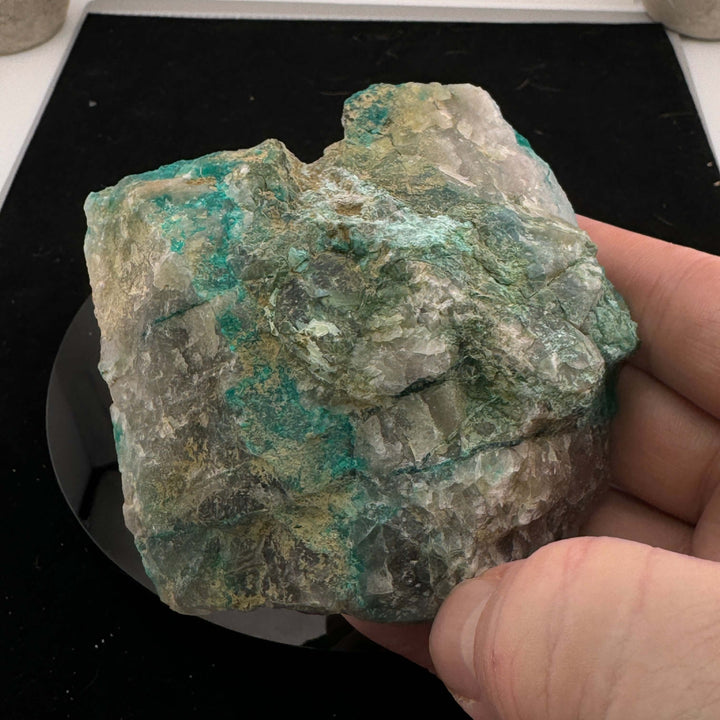 Quartz w/ Dioptase - Namibia