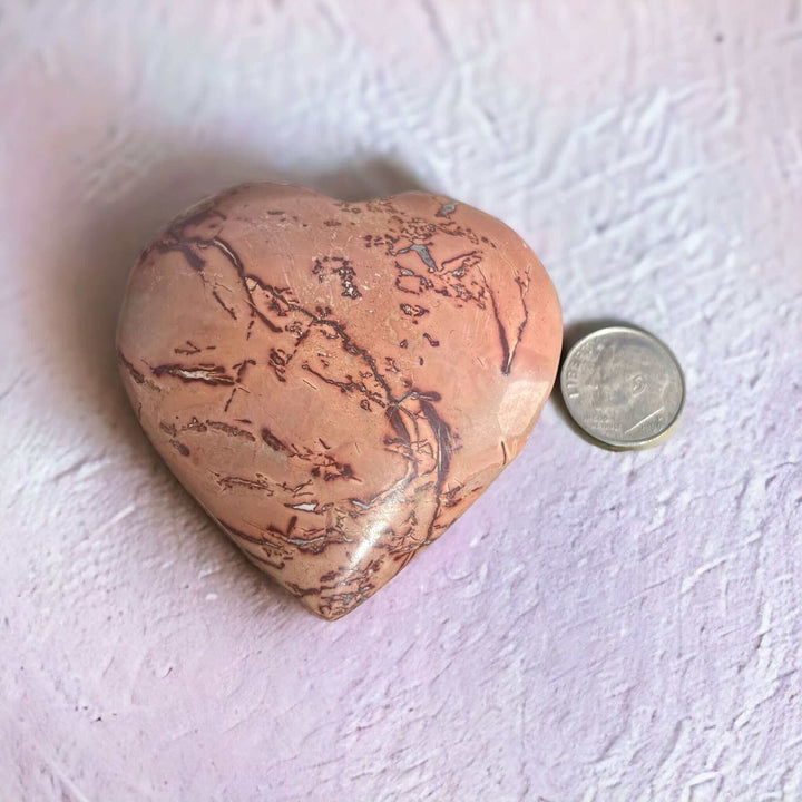 Mookaite Heart Carving - Egypt