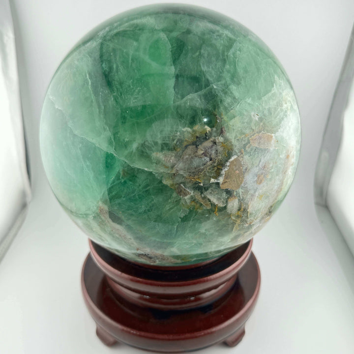 Green Fluorite Crystal Sphere / Crystal Ball - 200mm