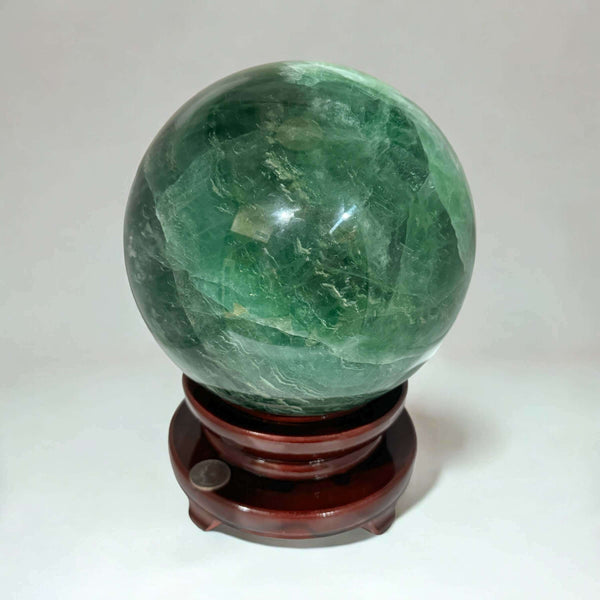 Green Fluorite Crystal Sphere / Crystal Ball  - 200mm