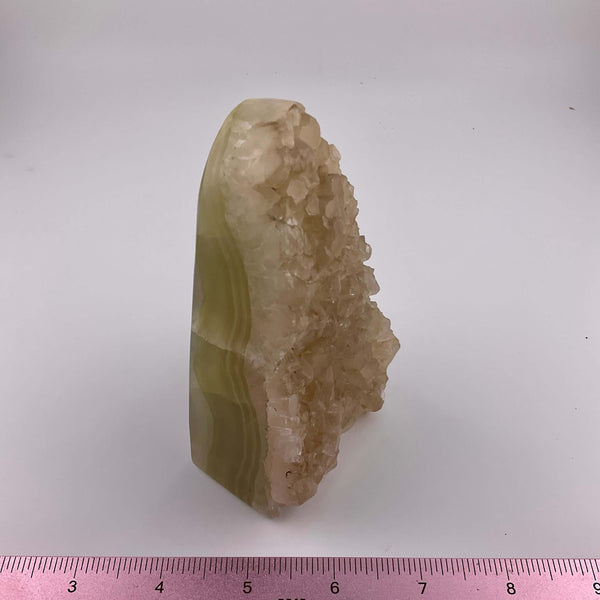 Banded Green Calcite Freeform