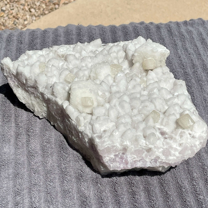 Guanajuato Dolomite with Amethyst and Calcite Specimen