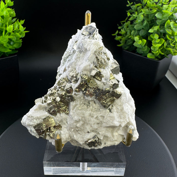 Manganese-bearing Dolomite w/ Pyrite -Durango, Mexico