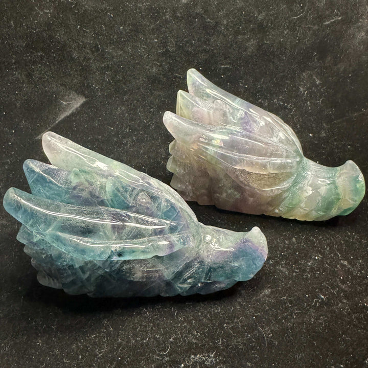 Fluorite Dragon Head Carving