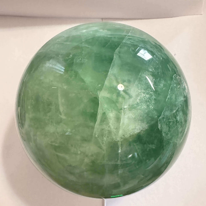 Green Fluorite Crystal Sphere / Crystal Ball - ~150mm