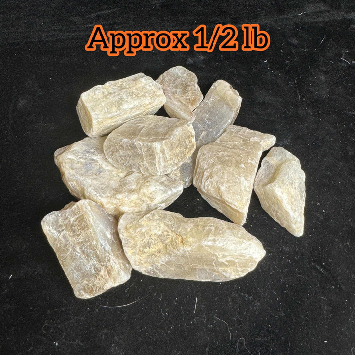 Blue Flash Moonstone Rough - 1/2 lb