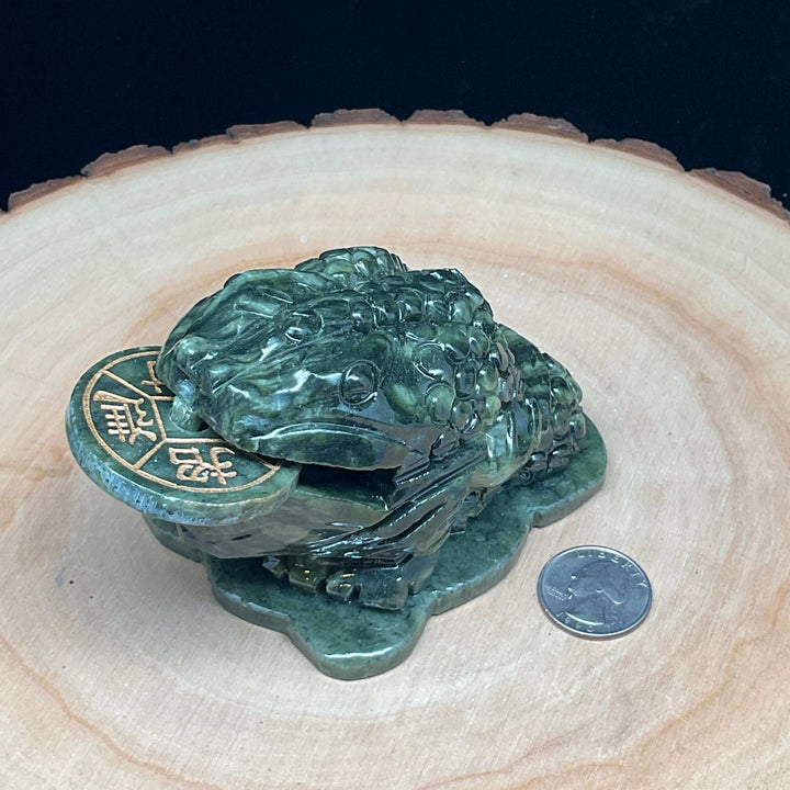 Money Frog Carving - 3.5 inch