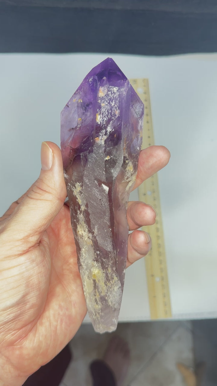 Natural Amethyst Root Wand / Point