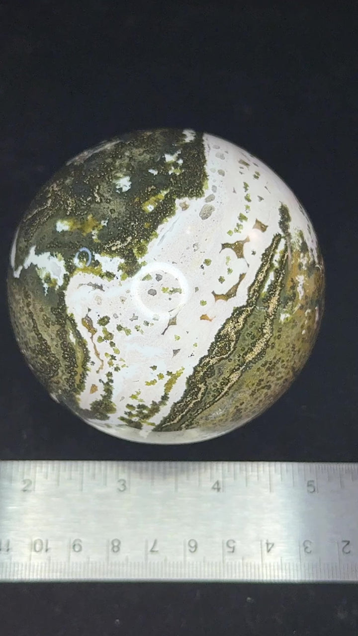 Ocean Jasper Polished Sphere - Veinless