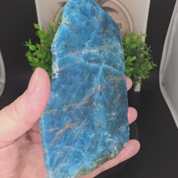 Blue Apatite Slab