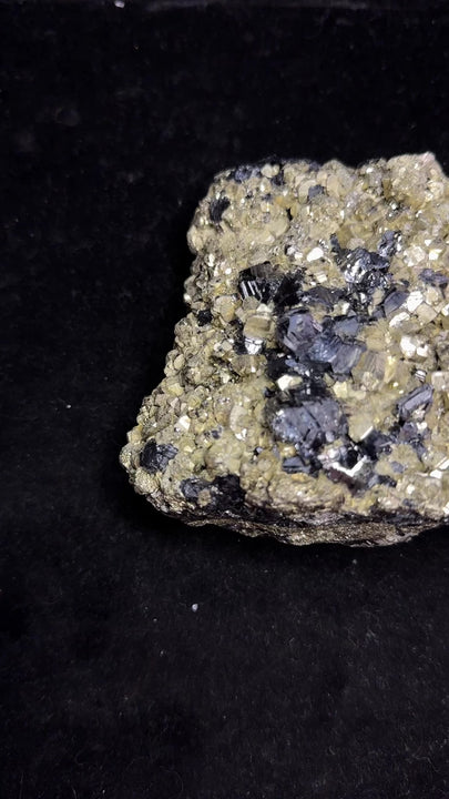 Pyrite with Schorl (Tourmaline) Specimen - Namibia