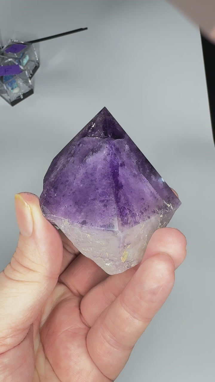 Purple Amethyst Top Polished Point / Cupcake