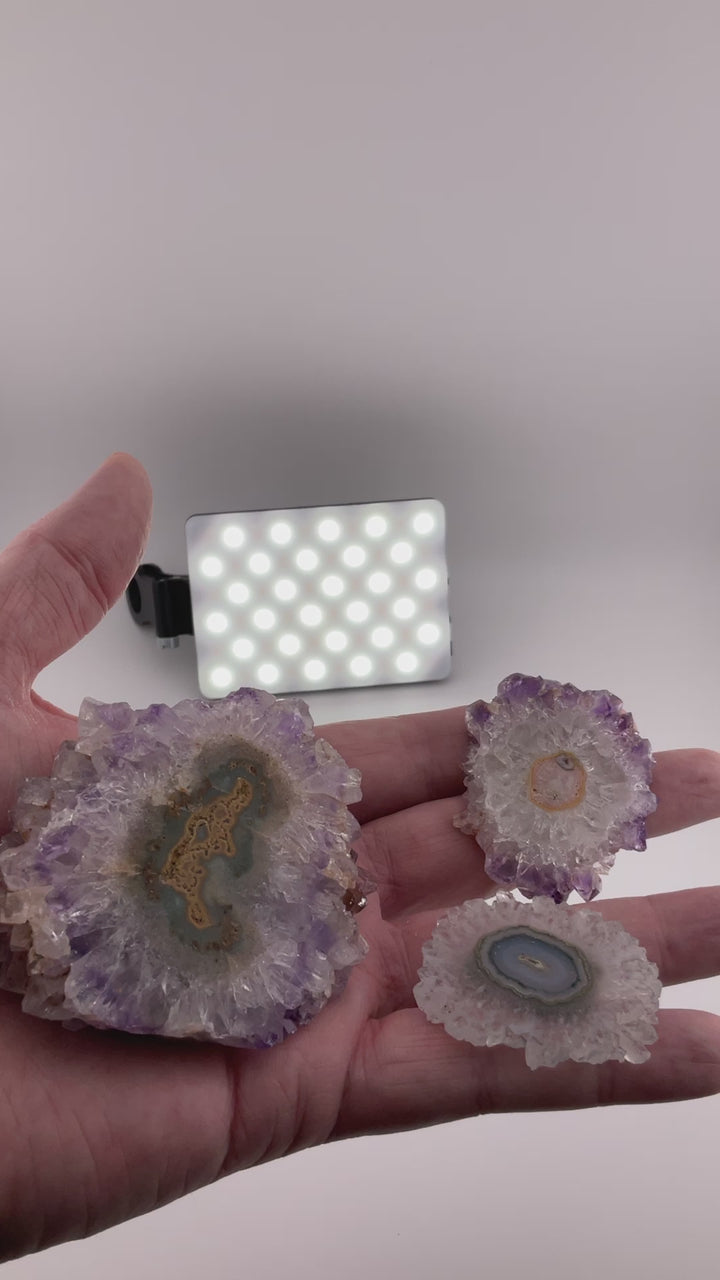 Amethyst Stalactite Slice