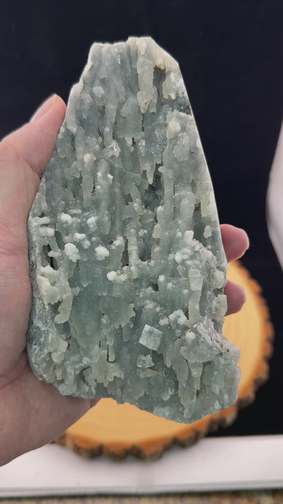 Chalcedony with Apophyllite Specimen - China