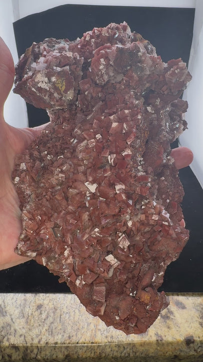 Red Calcite Specimen, Santa Eulalia, Mexico