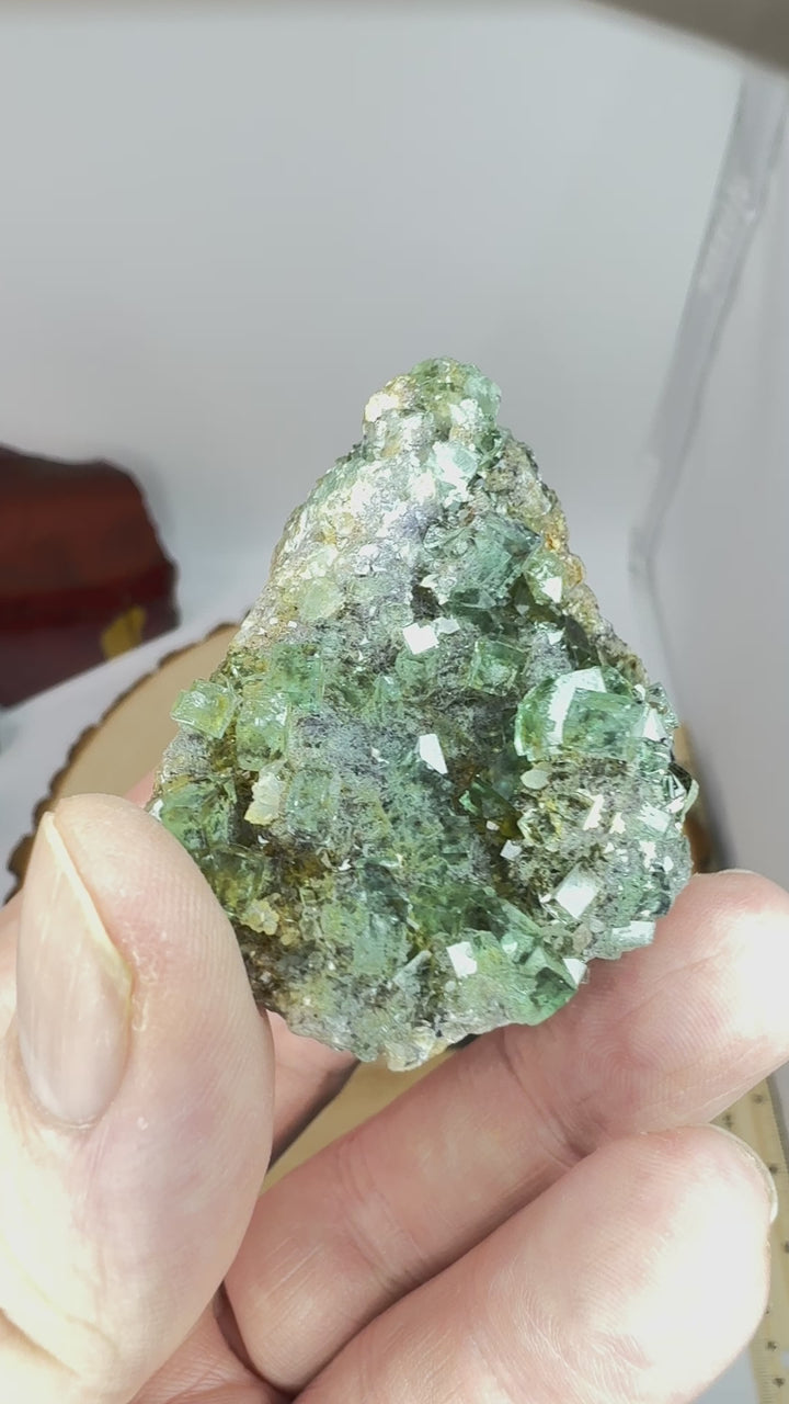 Fluorite, Okorusu Mine, Otjiwarongo, Namibia