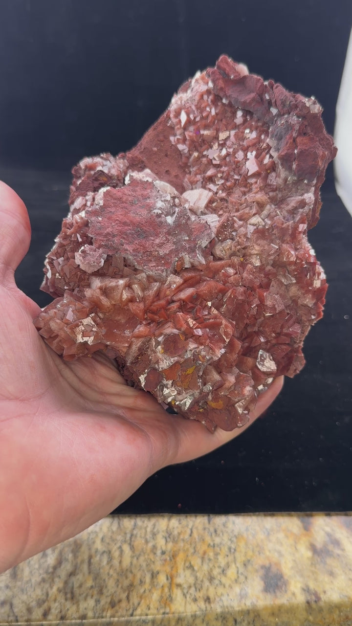 Red Calcite Specimen, Santa Eulalia, Mexico