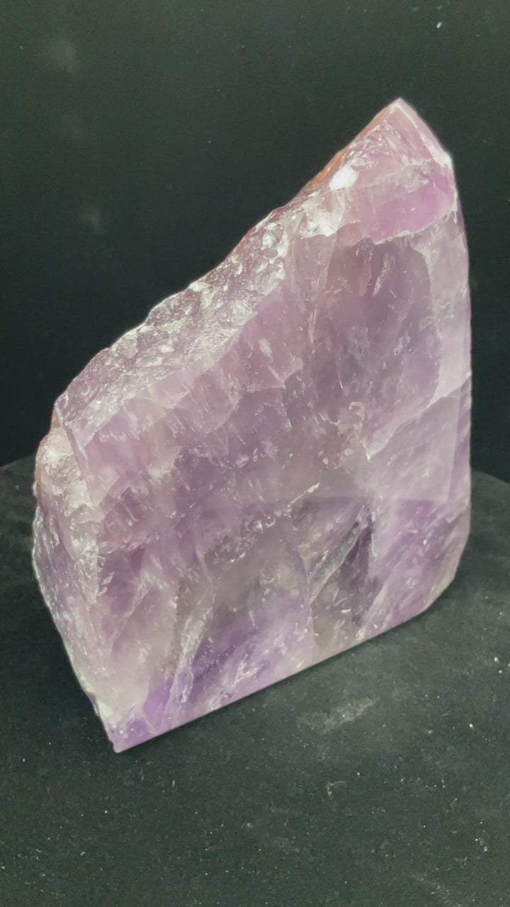 One-Face Polished Amethyst (Bolivia)