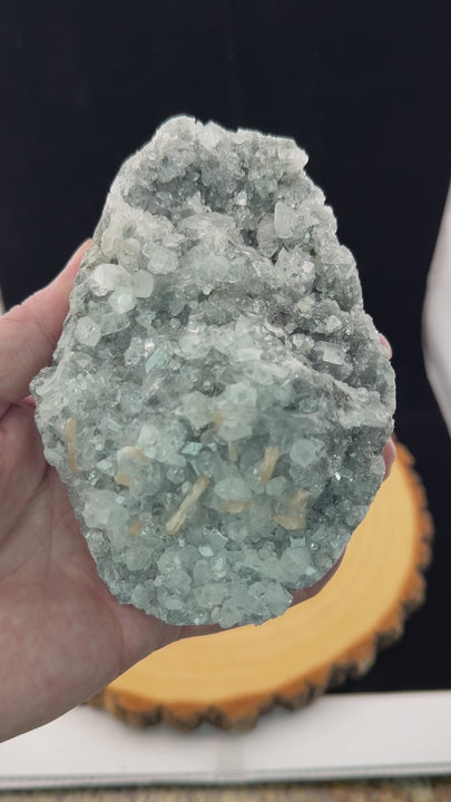 Apophyllite with Stilbite and Chalcedony Specimen - China