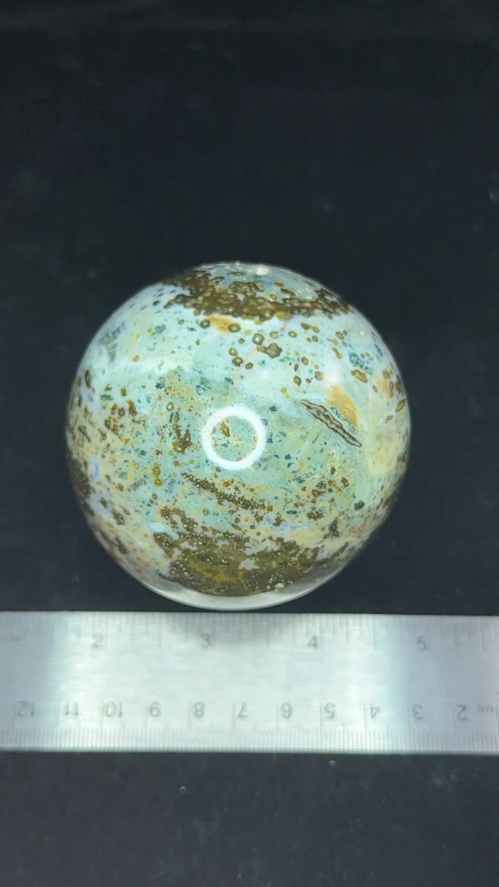 Ocean Jasper Polished Sphere - Veinless