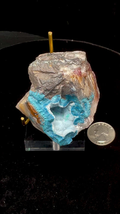 Shattuckite with Chrysocolla Specimen - Namibia