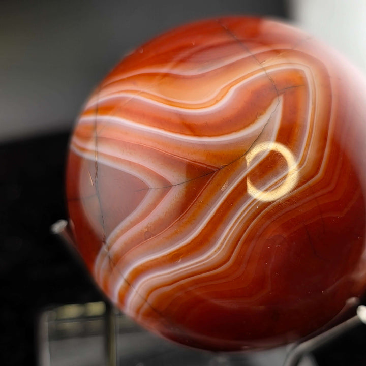 Polished Sard Sphere -56mm