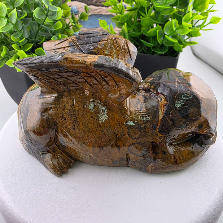 Carving - Angel Dog with Wings