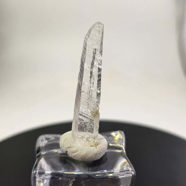 Nifontovite specimen - Rey y Reina Mine Charcas Mexico displayed on a clear base with a white background.