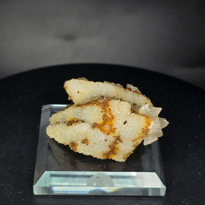 Calcite Specimen w/ Glass display stand - Guerrero, Mexico