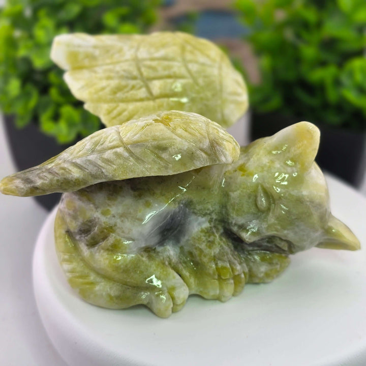 Carving - Angel Cat with Wings