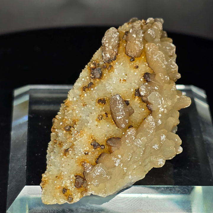 Calcite Specimen w/ Glass display stand - Guerrero, Mexico