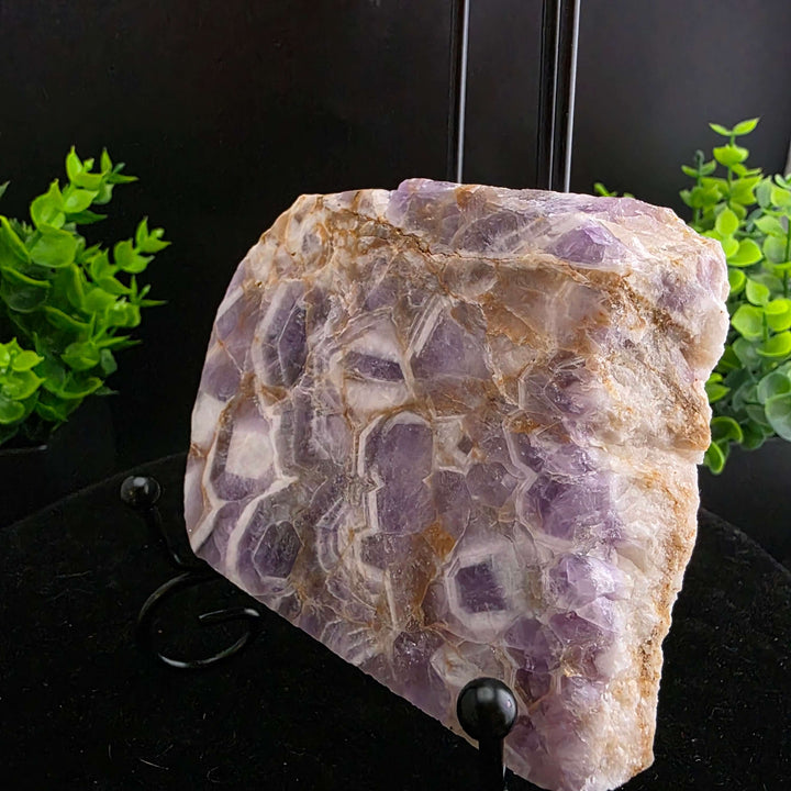 Chevron Dream Amethyst Slab /Slice