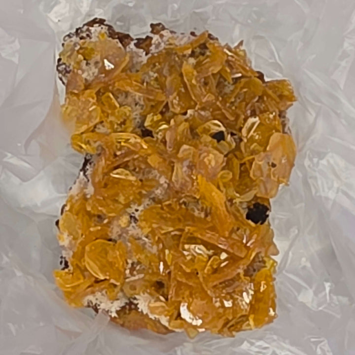 Wulfenite - Erupción-Ahumada Mine, Mexico