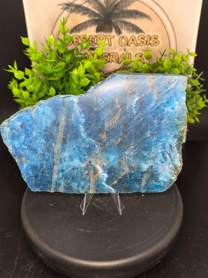 Blue Apatite Slab