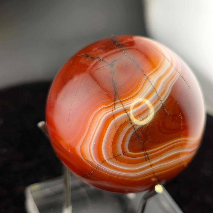 Polished Sard Sphere -56mm