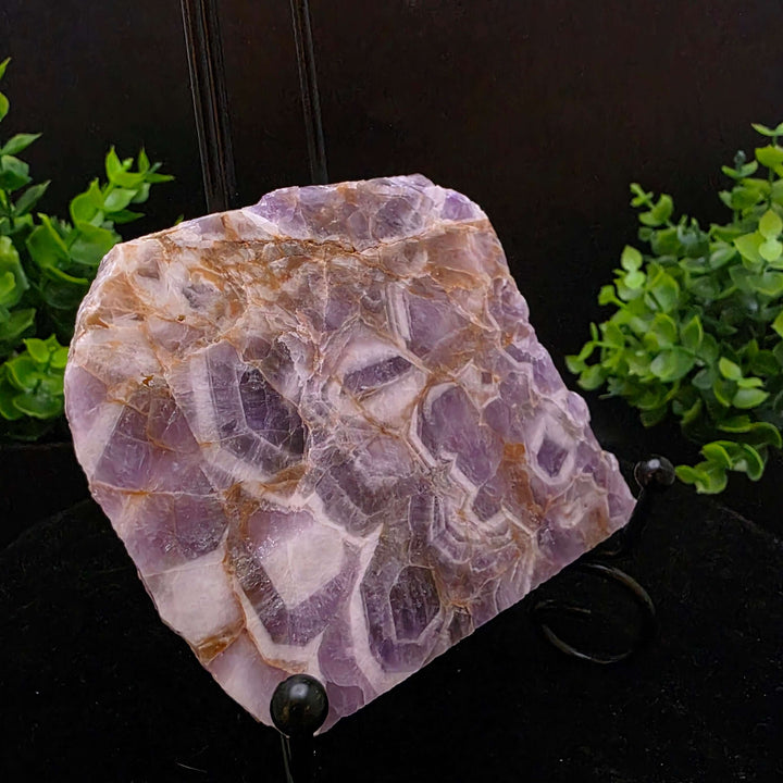 Chevron Dream Amethyst Slab /Slice