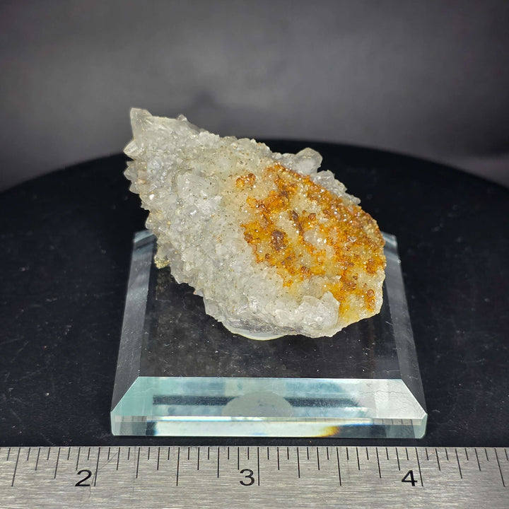 Calcite Specimen w/ Glass display stand - Guerrero, Mexico