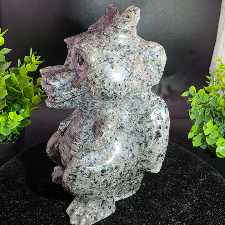 Emberlite Young Sitting Dragon Carvings