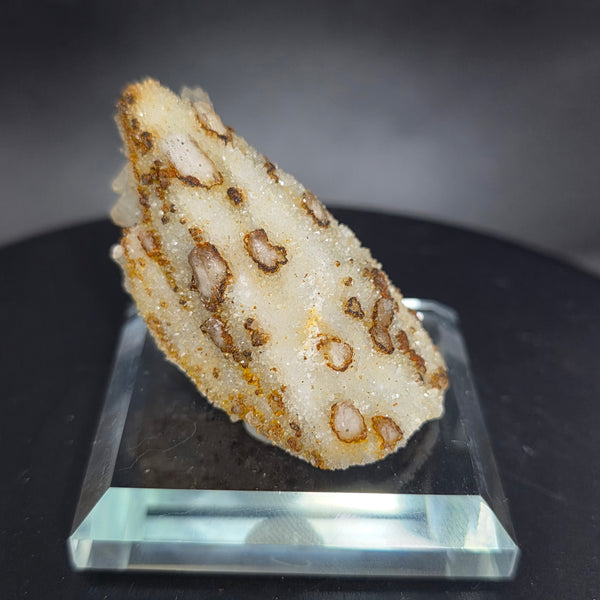 Calcite Specimen w/ Glass display stand - Guerrero, Mexico