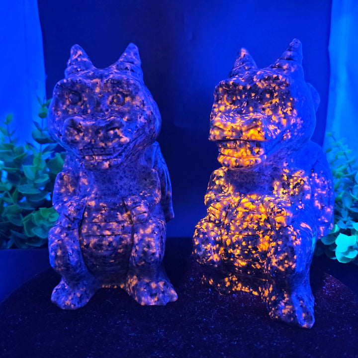 Emberlite Young Sitting Dragon Carvings