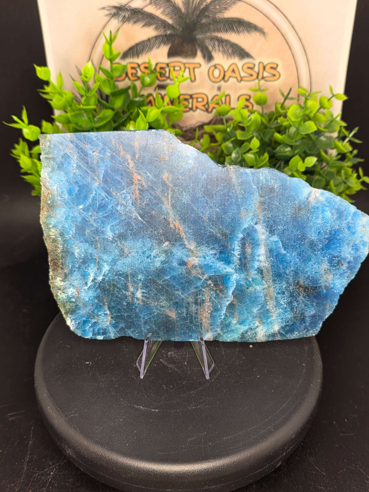 Blue Apatite Slab