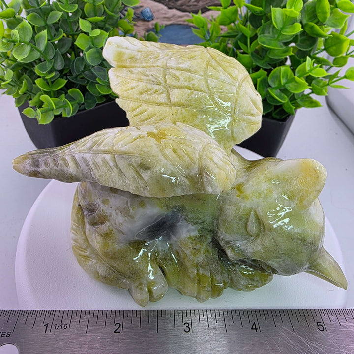 Carving - Angel Cat with Wings