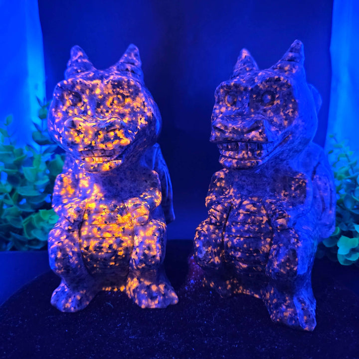 Emberlite Young Sitting Dragon Carvings