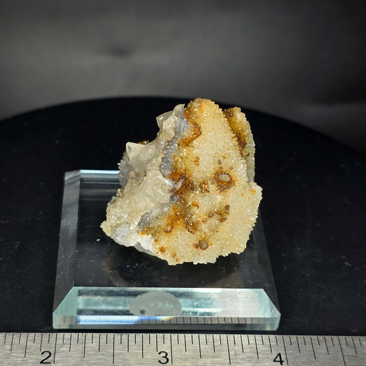 Calcite Specimen w/ Glass display stand - Guerrero, Mexico