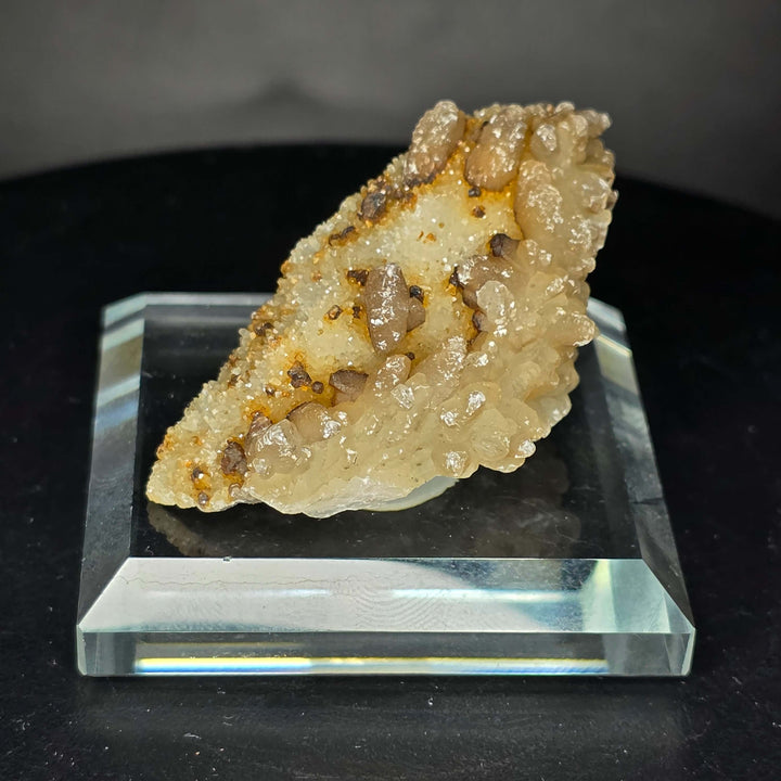 Calcite Specimen w/ Glass display stand - Guerrero, Mexico
