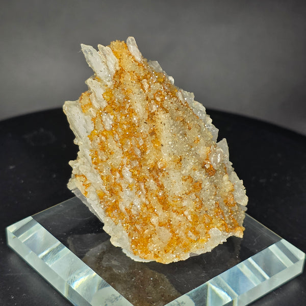 Calcite Specimen w/ Glass display stand - Guerrero, Mexico